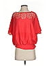 LovPosh 100% Polyester Red Short Sleeve Top Size XS - photo 1