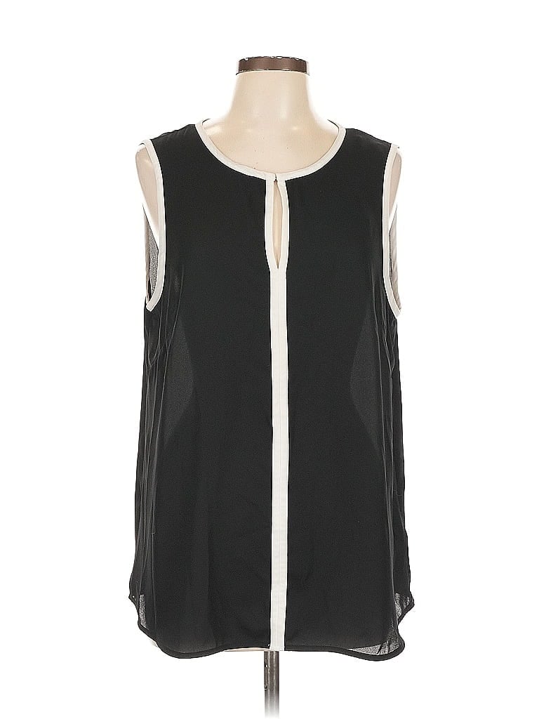 VINCE CAMUTO Pre-owned Sleeveless Blouse In Black