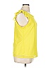 DKNY Solid Yellow Short Sleeve Top Size XL - photo 4