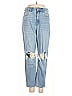 American Eagle Outfitters Hearts Blue Jeans Size 4 - photo 1