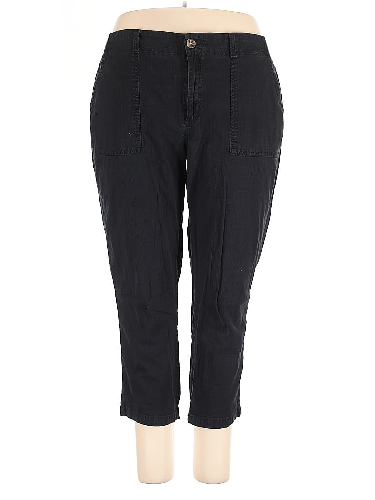 Pre-owned Sonoma Goods For Life Casual Pants In Black