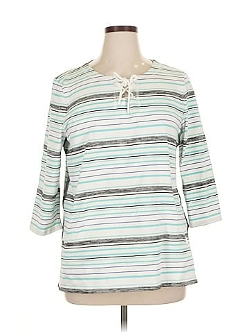 T by Talbots 3/4 Sleeve Top (view 1)