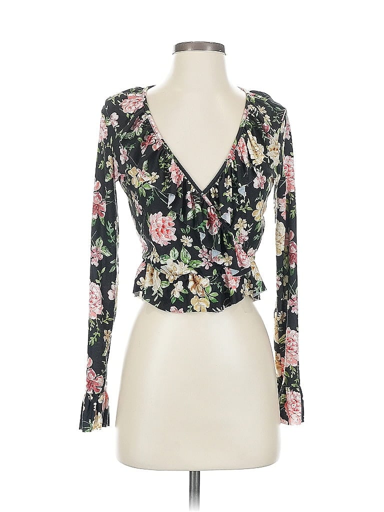 ASOS DESIGN Pre-owned Long Sleeve Blouse In Black