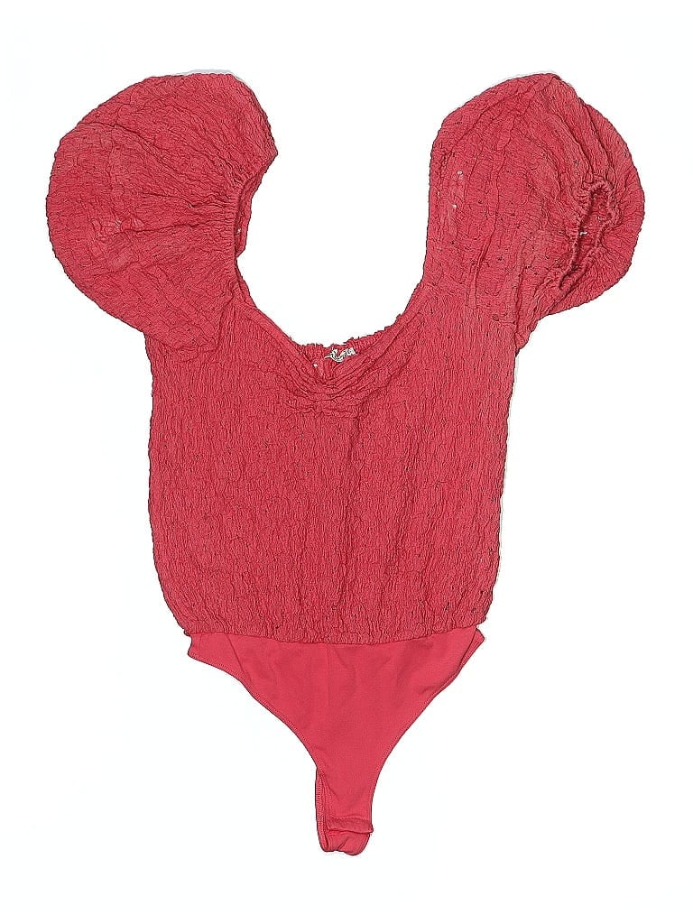 Pre-owned Intimately By Free People Bodysuit In Red