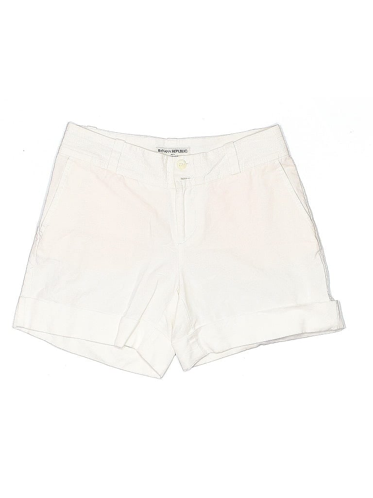 Pre-owned Banana Republic Factory Store Shorts In White