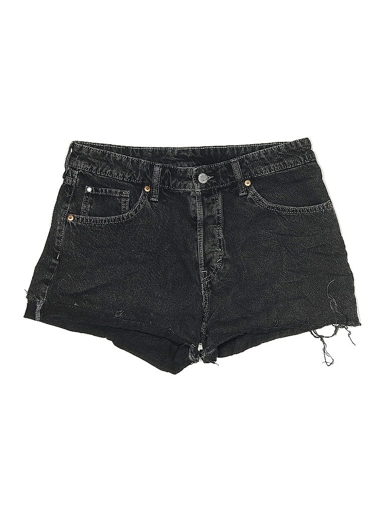 Pre-owned &denim By H&m Denim Shorts In Black