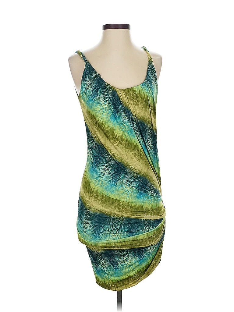 Pre-owned Torn By Ronny Kobo Cocktail Dress In Green