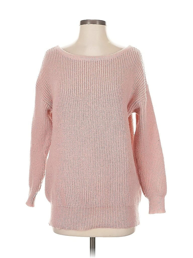 Pre-owned Unbranded Pullover Sweater In Pink