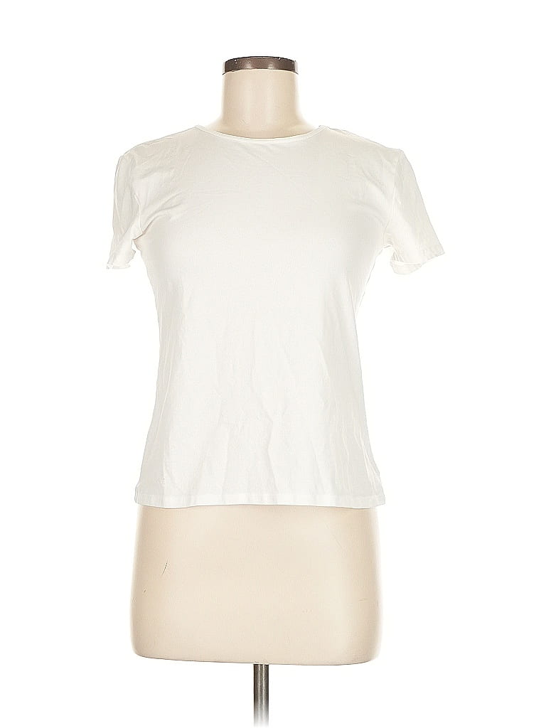 H&M Pre-owned Short Sleeve T-shirt In White