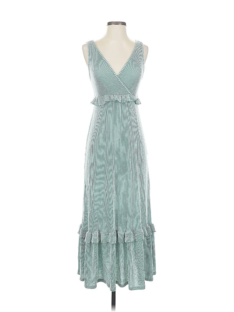 Pre-owned Caution To The Wind Casual Dress In Green