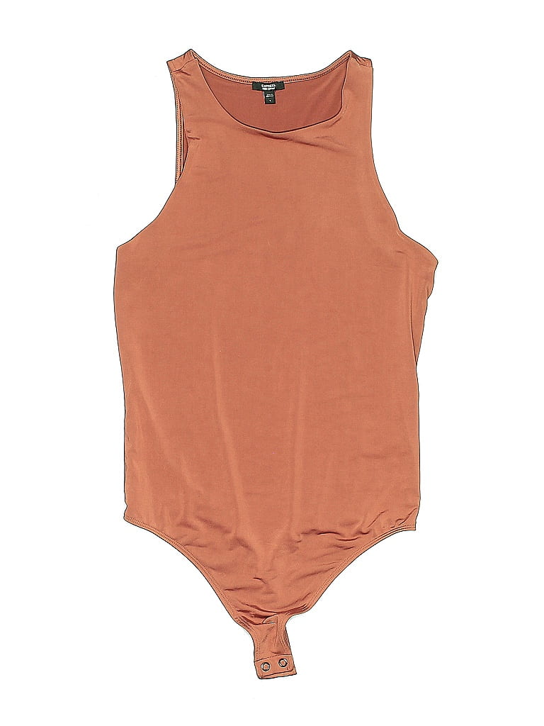 Pre-owned Express Bodysuit In Brown