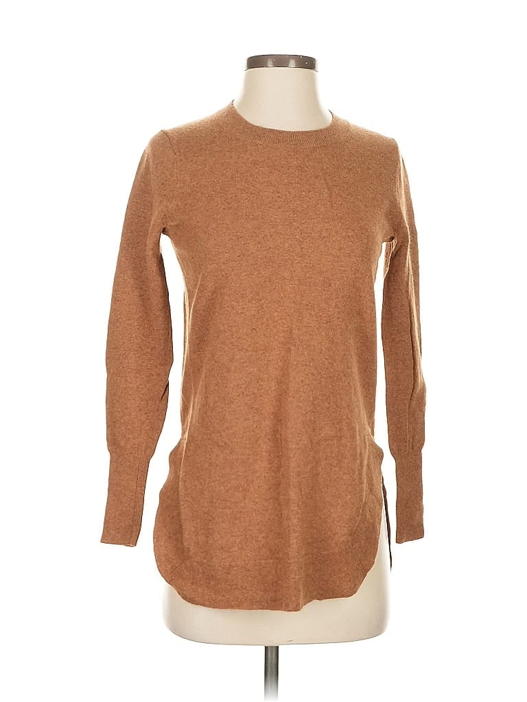 Pre-owned J.crew Factory Store Pullover Sweater In Brown