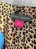 Vince Camuto 100% Polyester Animal Print Brown 3/4 Sleeve Blouse Size S - photo 7