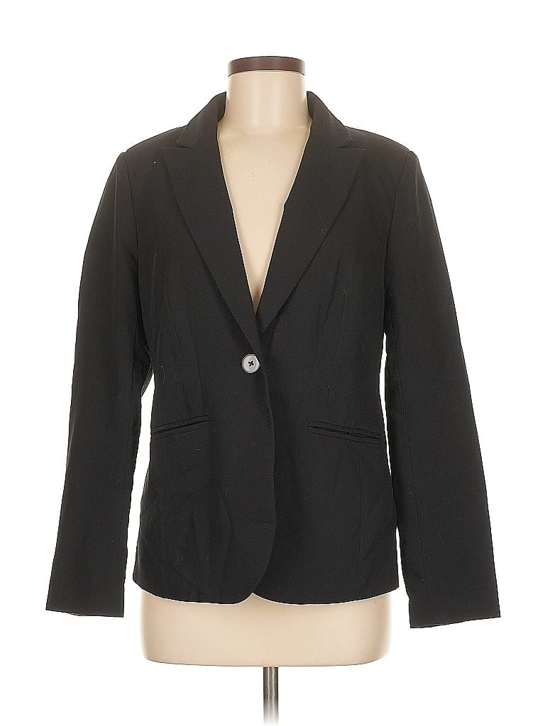 Pre-owned Liz Claiborne Career Blazer Jacket In Black