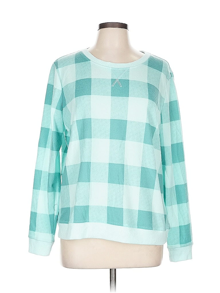 Pre-owned Emily Daniels Pullover Sweater In Blue