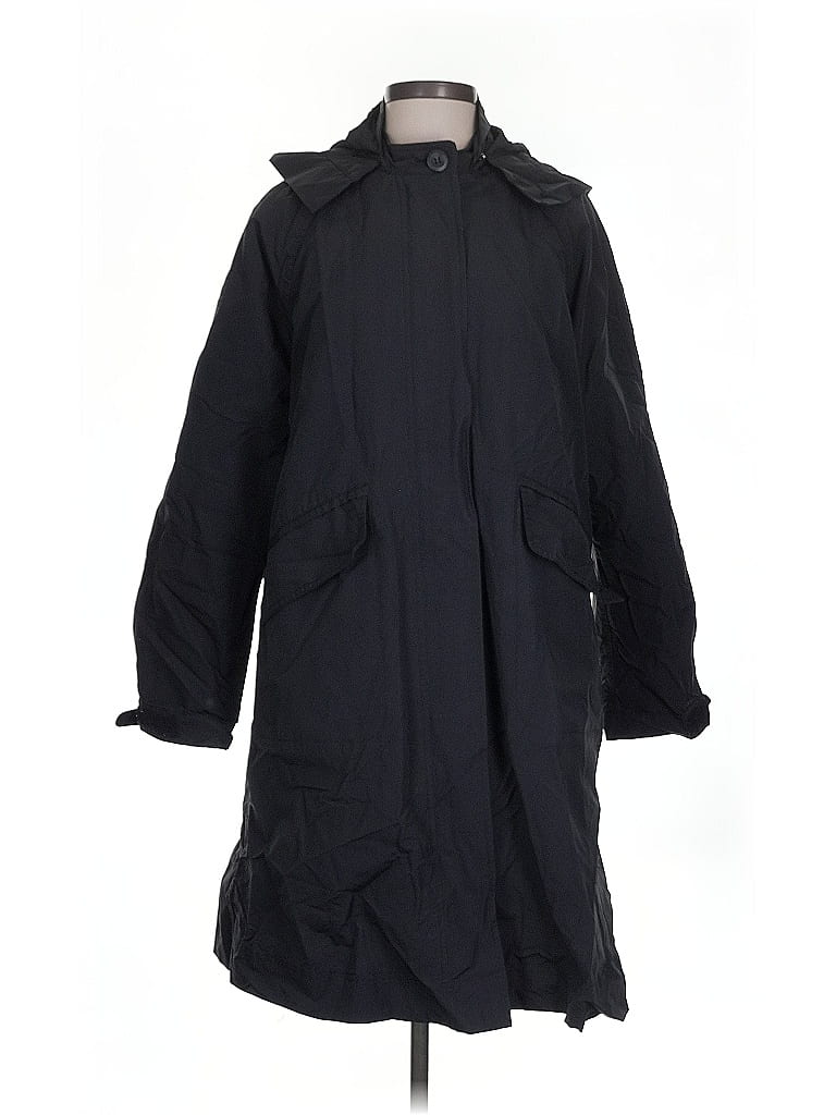 Pre-owned Zara Raincoat In Black