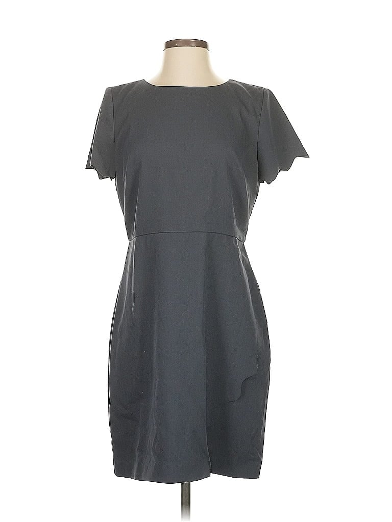 Pre-owned Ann Taylor Loft Casual Dress In Gray