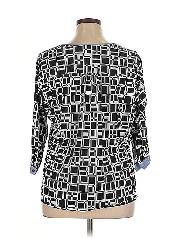 NY Collection 3/4 Sleeve Blouse (view 2)