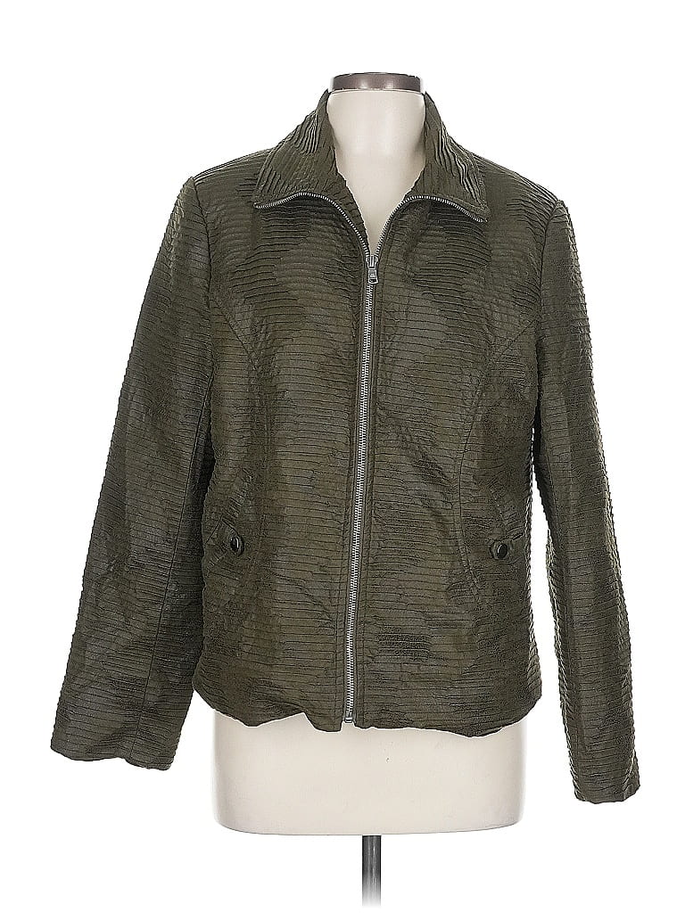 Pre-owned Erin London Jacket In Green