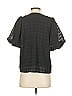 Ann Taylor LOFT Gray Short Sleeve Blouse Size XS - photo 2
