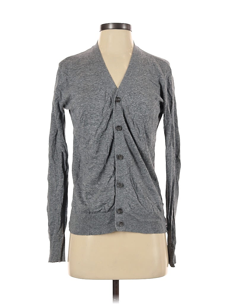 Pre-owned Assorted Brands Cardigan Sweater In Gray