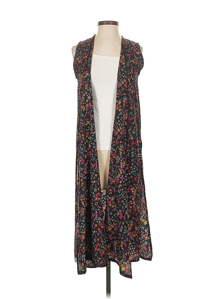 Pre-owned Lularoe Kimono In Black