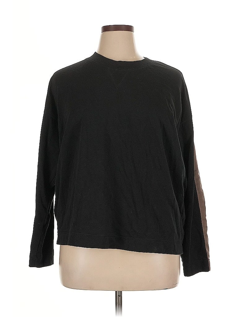 Pre-owned Banana Republic Factory Store Sweatshirt In Black