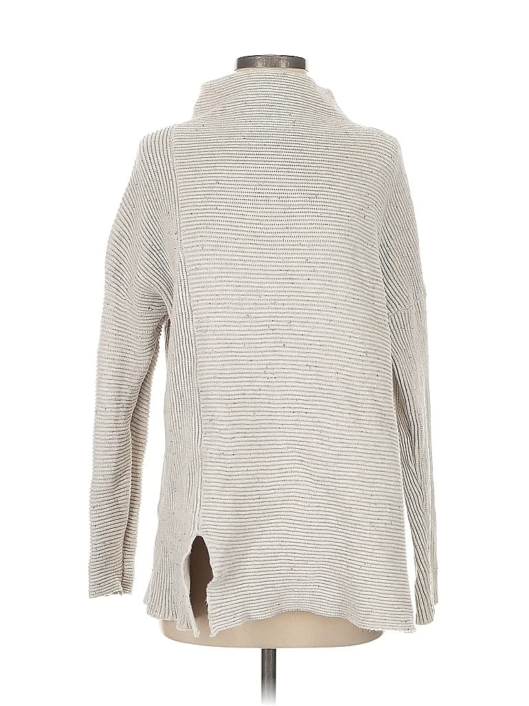 Pre-owned French Connection Turtleneck Sweater In Gray