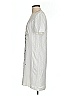 Reiss 100% Polyester Graphic White Casual Dress Size 4 - photo 5