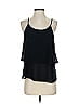 Casual Land 100% Polyester Black Sleeveless Blouse Size S - photo 1