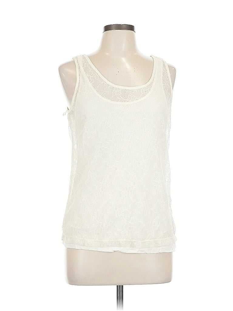 Pre-owned Polo Ralph Lauren Sleeveless Blouse In White