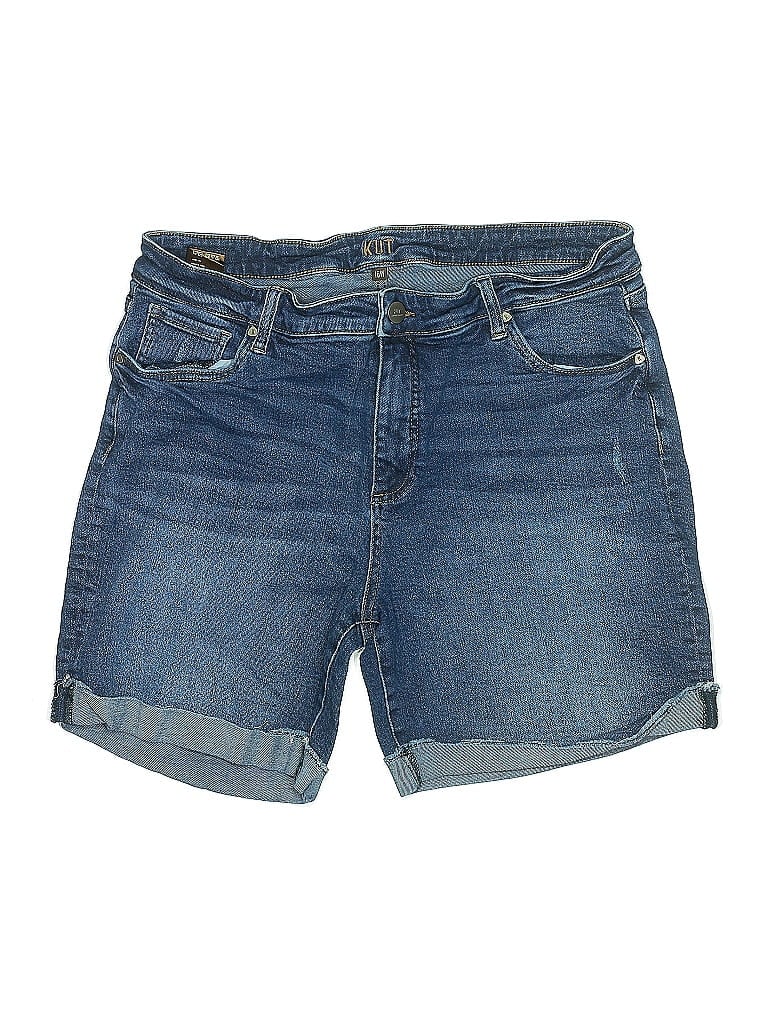 Pre-owned Kut From The Kloth Denim Shorts In Blue