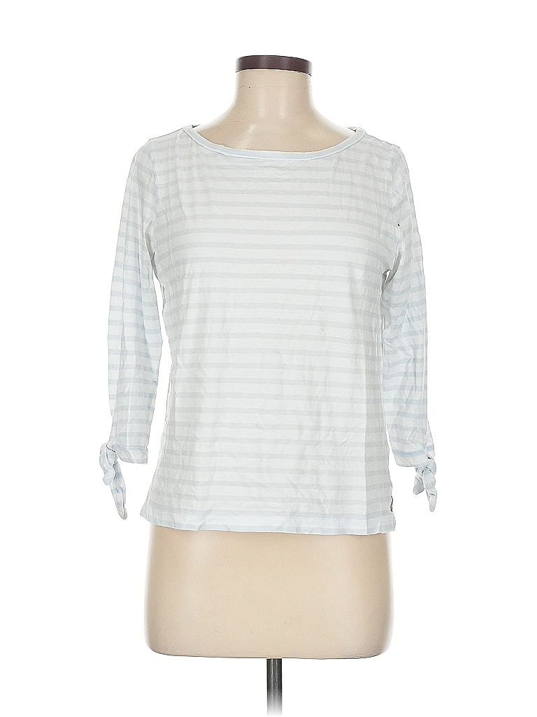 Pre-owned J.crew Factory Store 3/4 Sleeve T-shirt In Silver