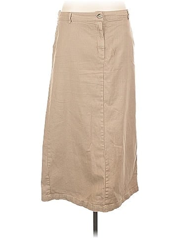 Self Contrast Casual Skirt (view 1)