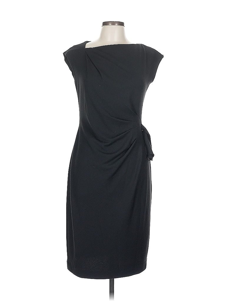 Pre-owned Suzi Chin For Maggy Boutique Cocktail Dress In Black