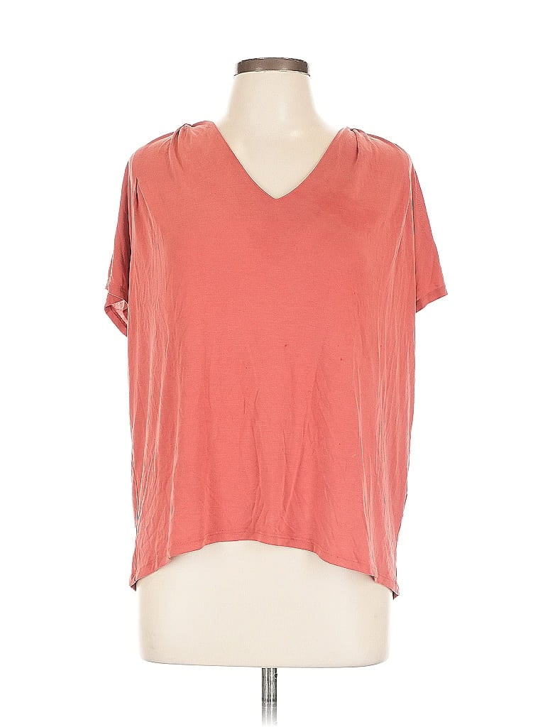 Pre-owned Lucky Brand Short Sleeve T-shirt In Red