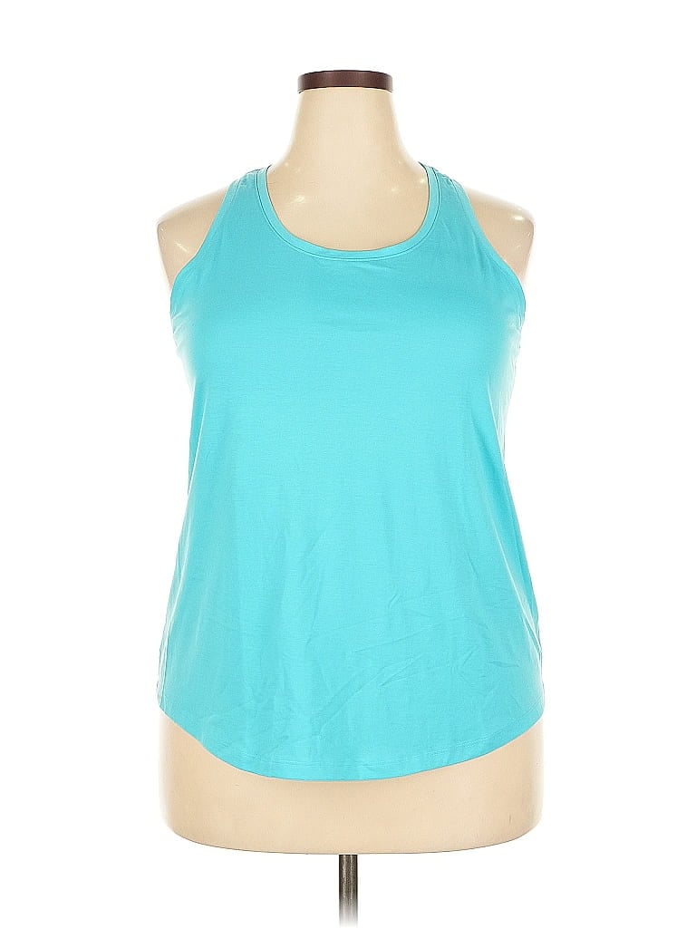 Pre-owned Tek Gear Active Tank Top In Blue