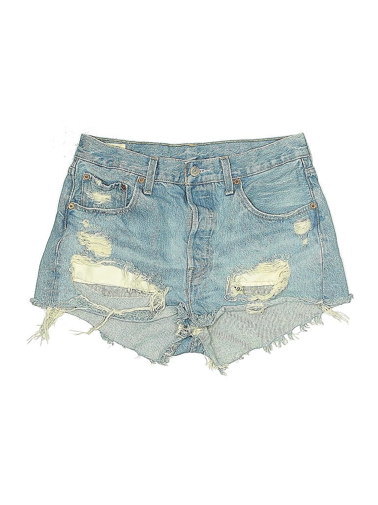Pre-owned Assorted Brands Denim Shorts In Blue