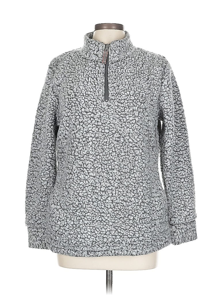 Pre-owned Weatherproof Pullover Sweater In Silver