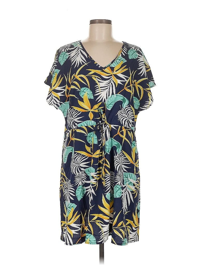 Pre-owned Ekouaer Casual Dress In Blue