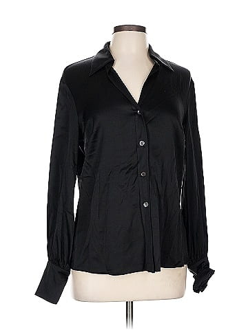 Trina Turk Long Sleeve Silk Top (view 1)