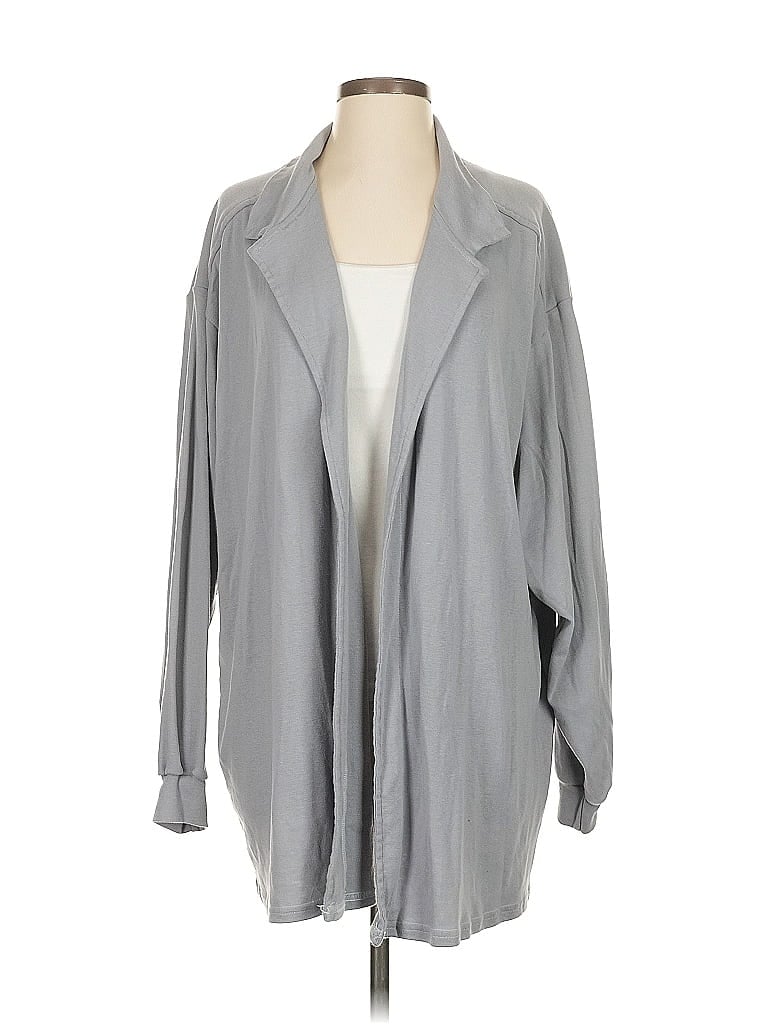 Pre-owned Unbranded Cardigan Sweater In Gray