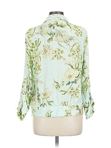 Soho JEANS NEW YORK & COMPANY 3/4 Sleeve Blouse (view 2)