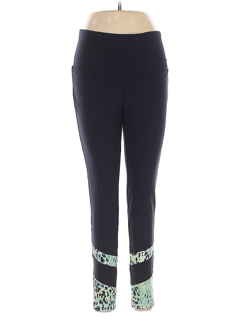 Pre-owned Zenergy By Chico's Active Pants In Blue