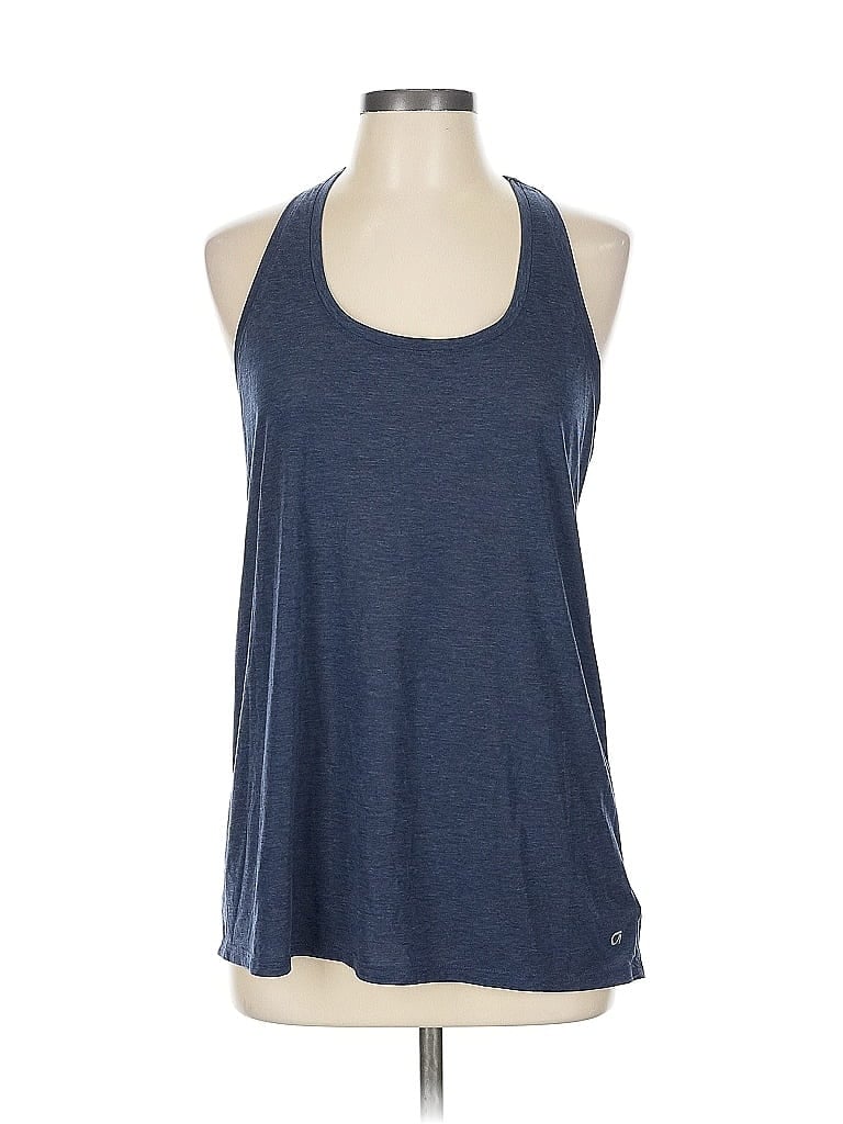Pre-owned Gap Tank Top Blue Halter Neckline Tops