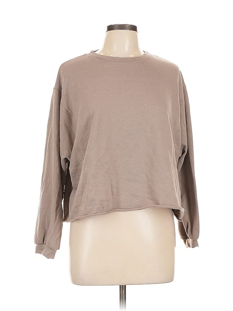 Pre-owned Wasabi + Mint Sweatshirt In Brown