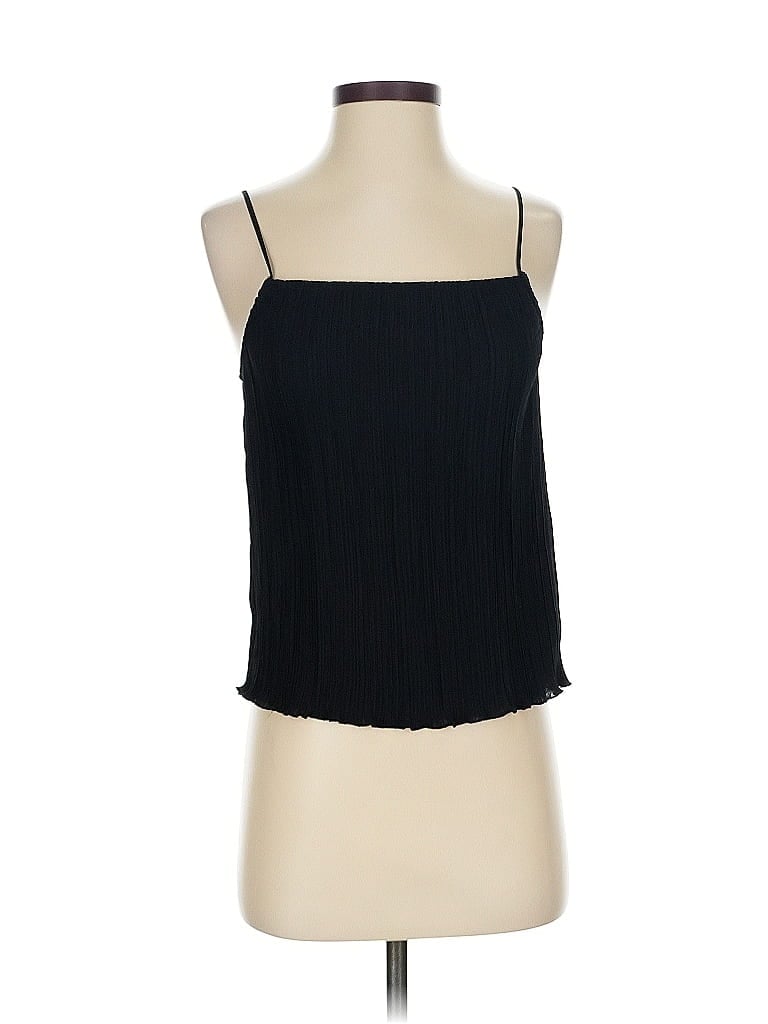 Pre-owned Madewell Sleeveless Blouse In Black