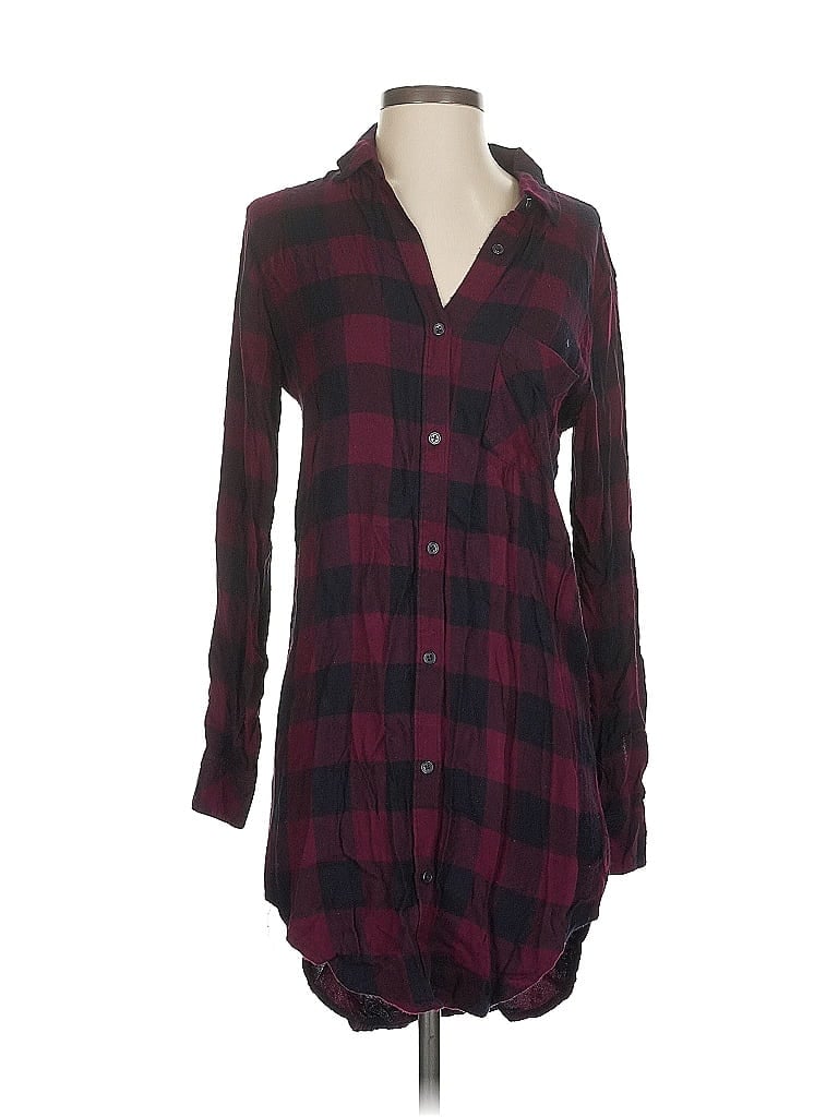 Pre-owned Rails Casual Dress In Burgundy