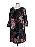 ECI Paisley Black Casual Dress Size 10 - photo 1