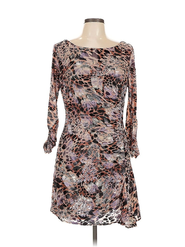 Pre-owned Alberto Makali Cocktail Dress In Gray